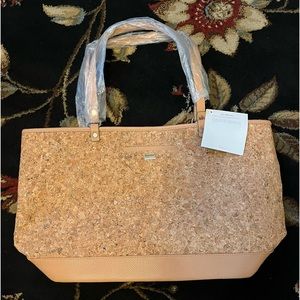 Jewell by Thirty-One large cork tote (21x12x8)
